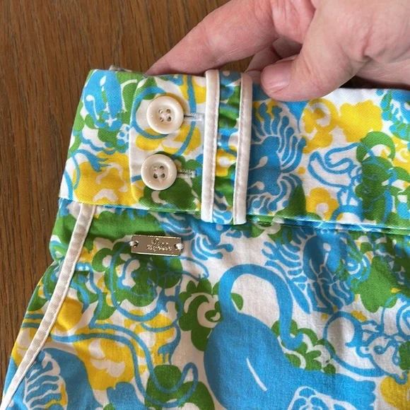 Lilly Pulitzer Jungle Cat Bermuda Shorts - 6 - Picture 3 of 6